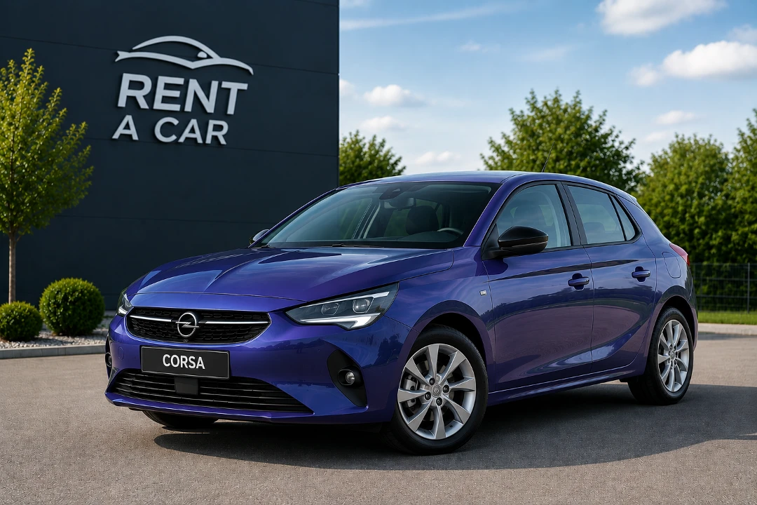 Opel Corsa blue